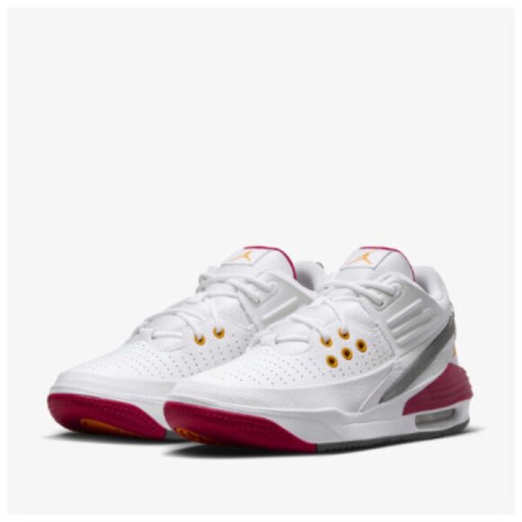 Nike Men's Jordan Max Aura 5 White Cardinal Red Shoes Size 13 us  DZ4353-160 - Picture 1 of 6